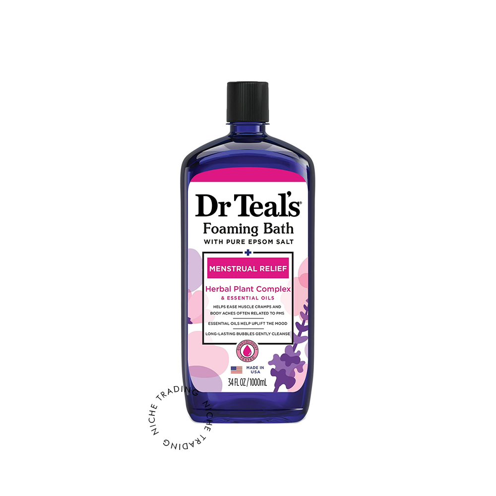 Dr Teals Menstrual Relief Foaming Bath 1000ml