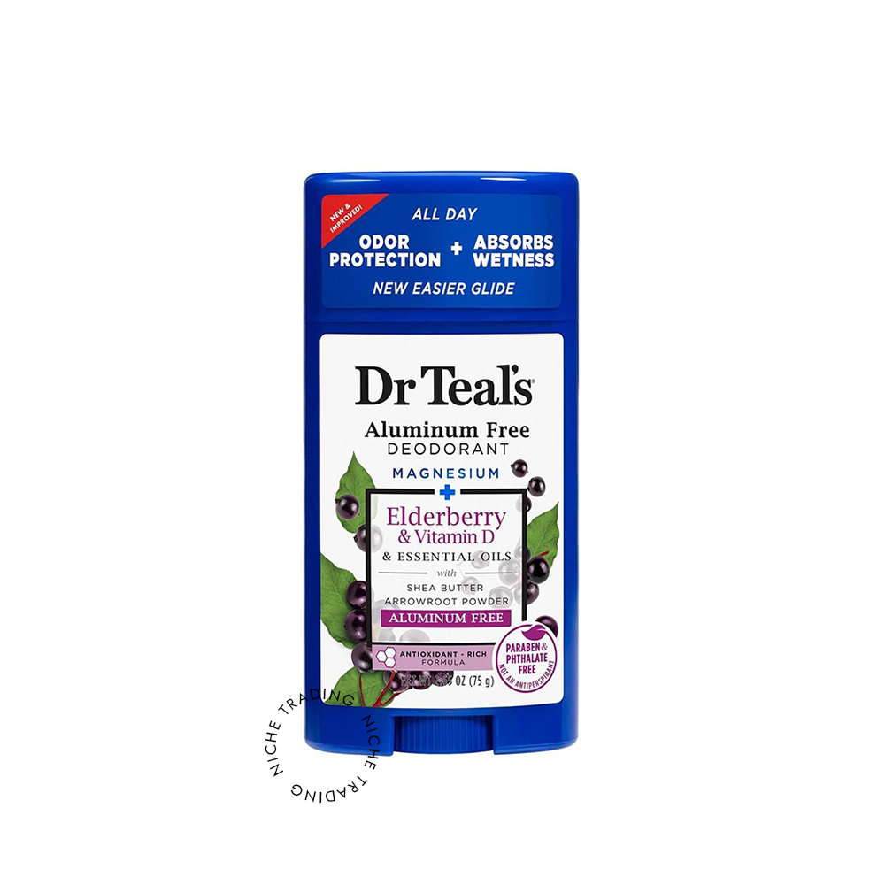 Dr Teals Eldrberry & Vitd Deo Stick 48H 75g