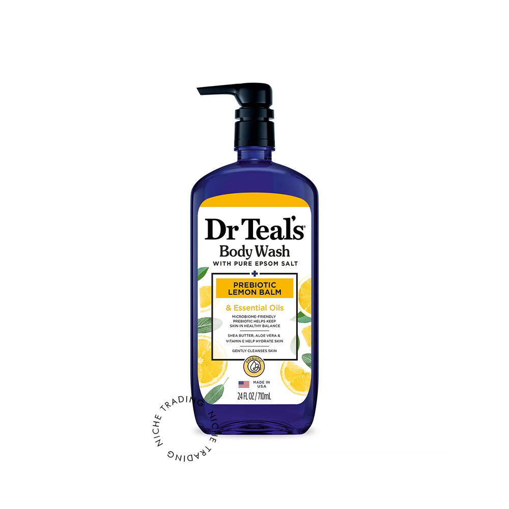 Dr Teals Prebiotic Lemon Balm & Sage Body Wash 710ml