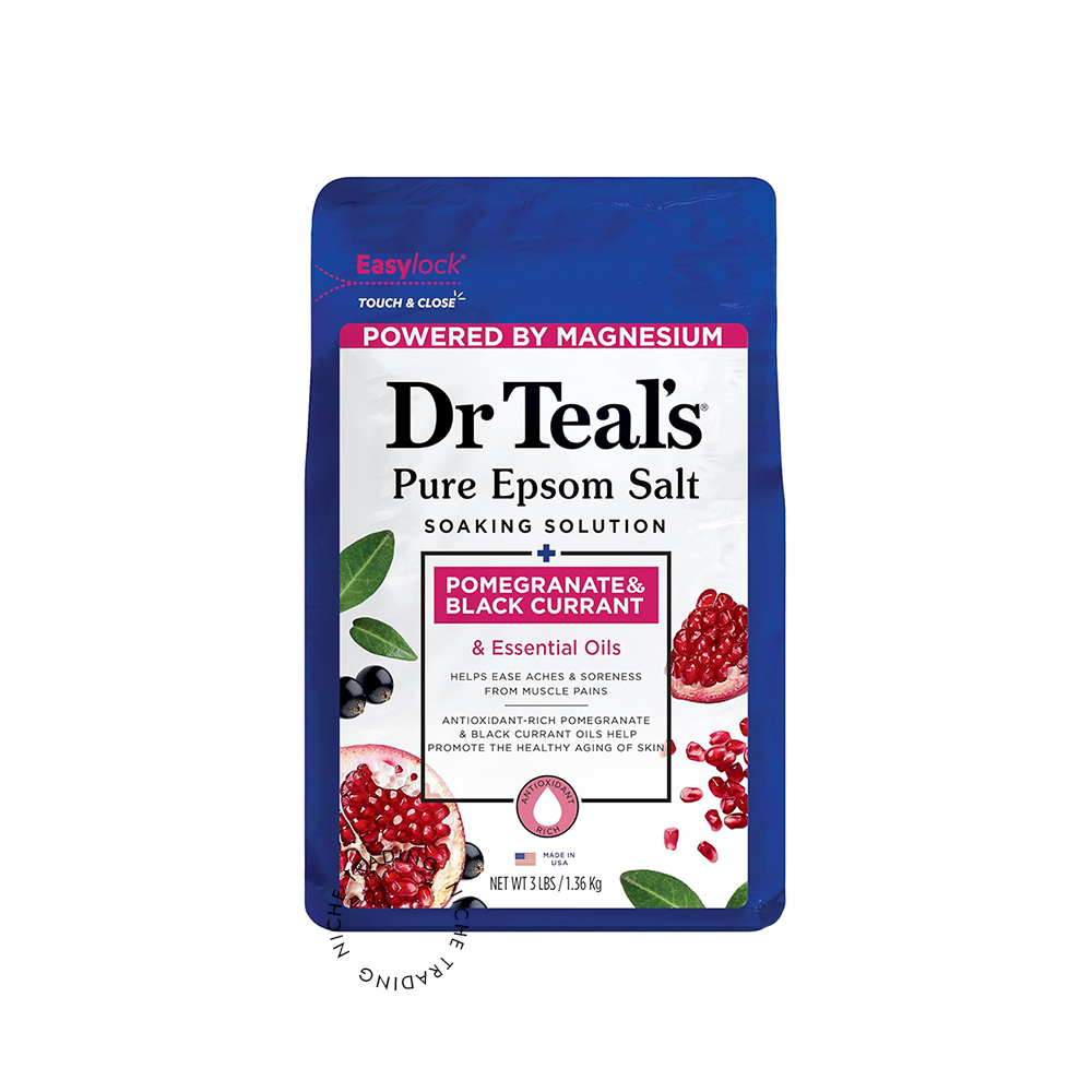 Dr Teals Epsom Salt Pomegranate and Black Currant 1.36kg