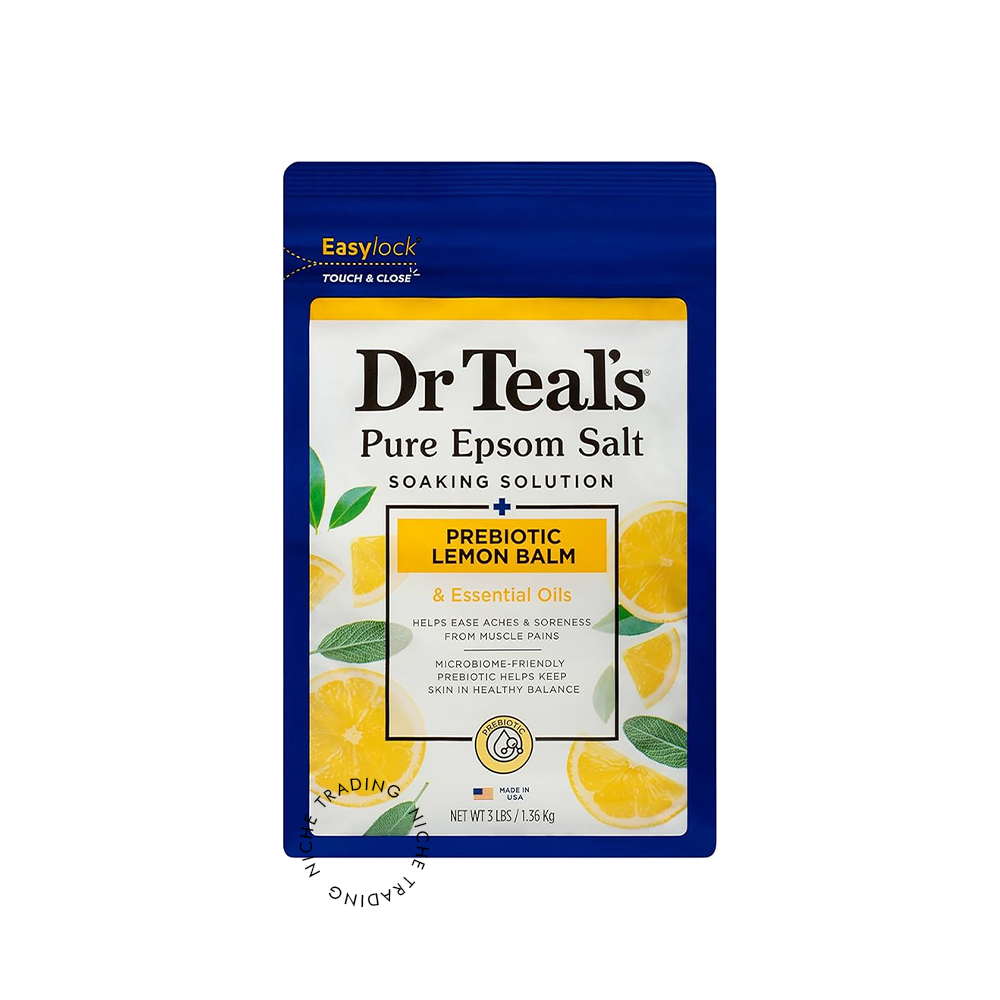 Dr Teals Prebiotic Lemon Balm Epsom Salt 1.36kg