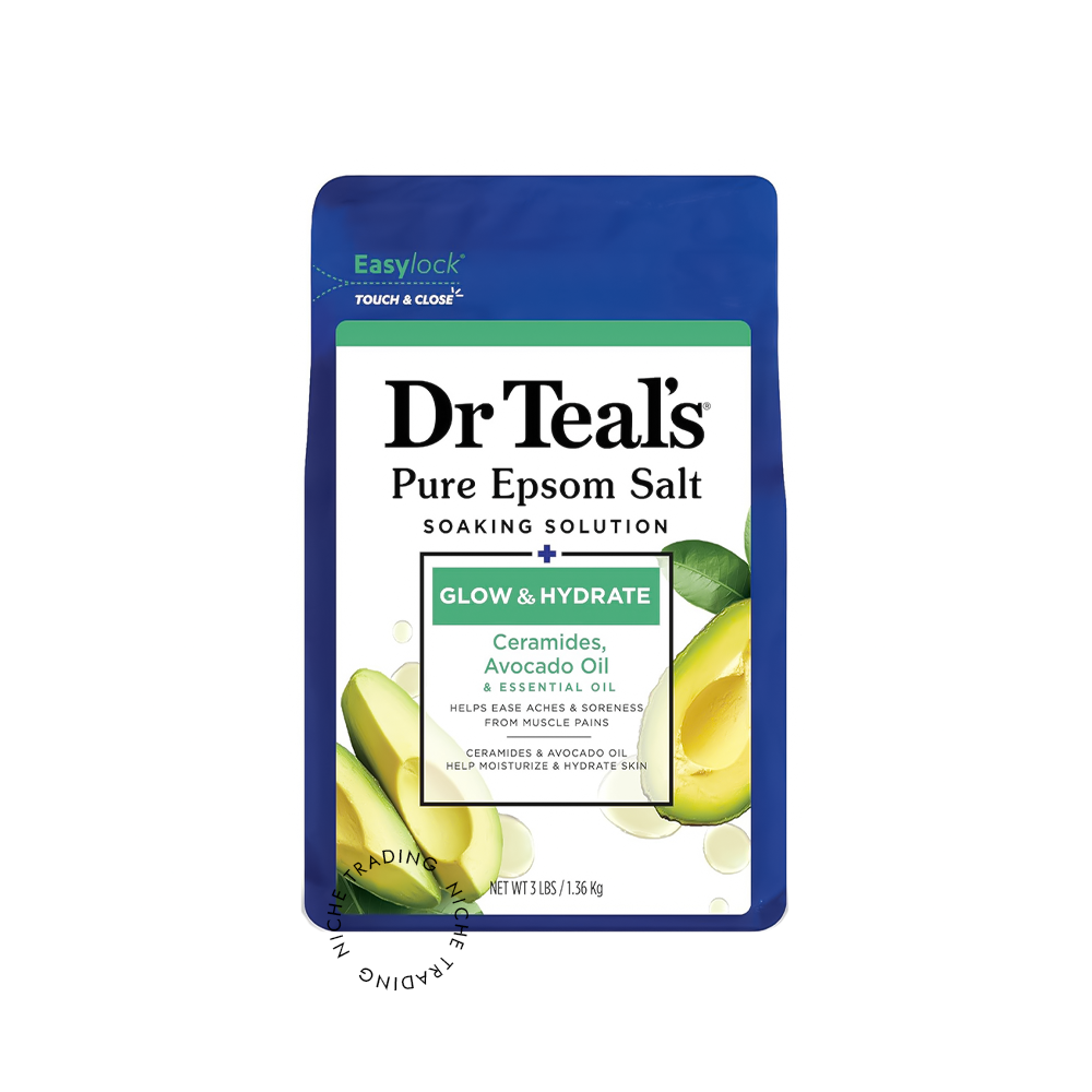 Drt Glow & Hydrate 3lb Epsom Salt 1.36kg..