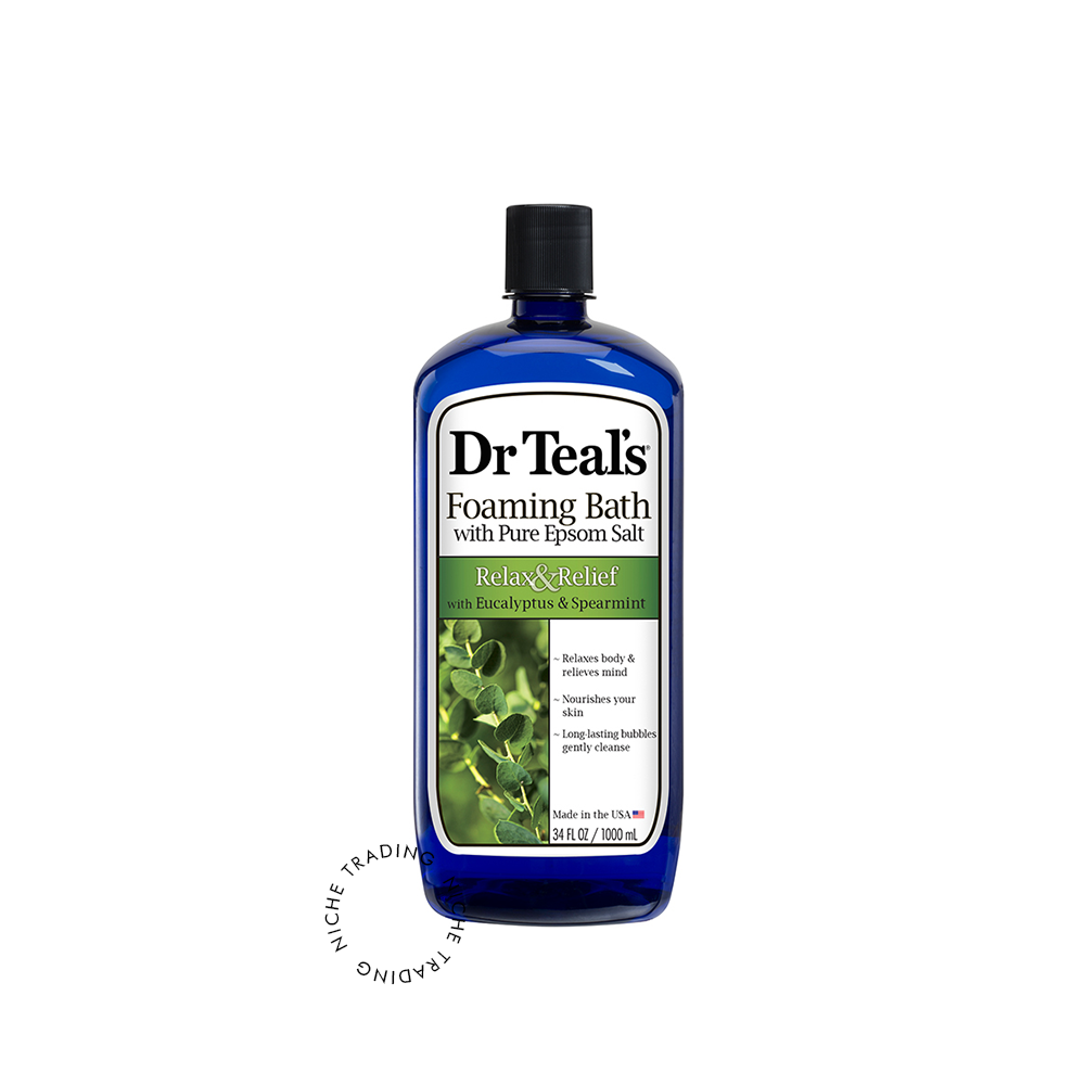 Dr Teals Foaming Bath - Eucalyptus & Spearmint 1000ml