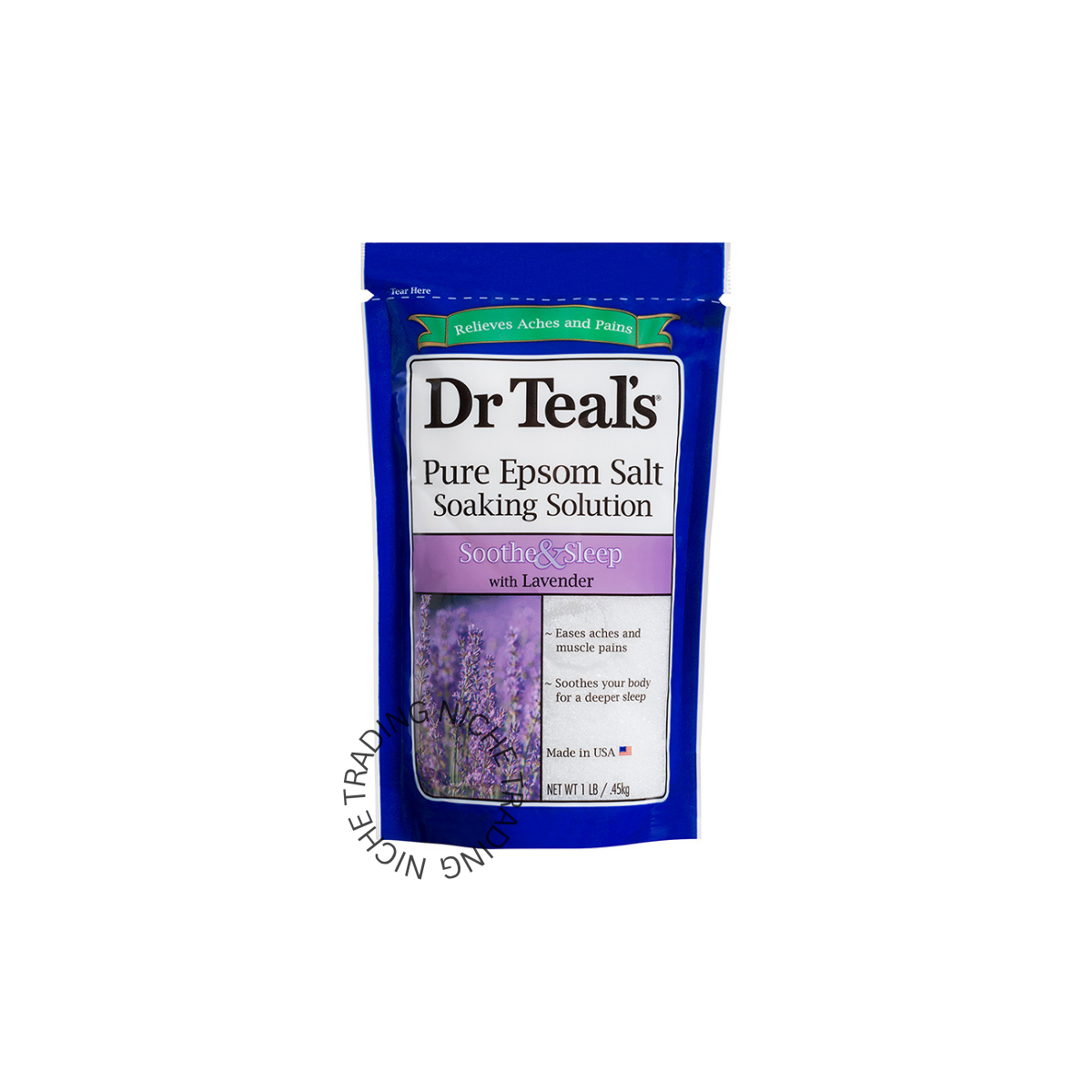 Dr. Teal's 1lb Lavender Epsom Salt 450 Gm - Dr. Teal's | Niche Trading Qatar