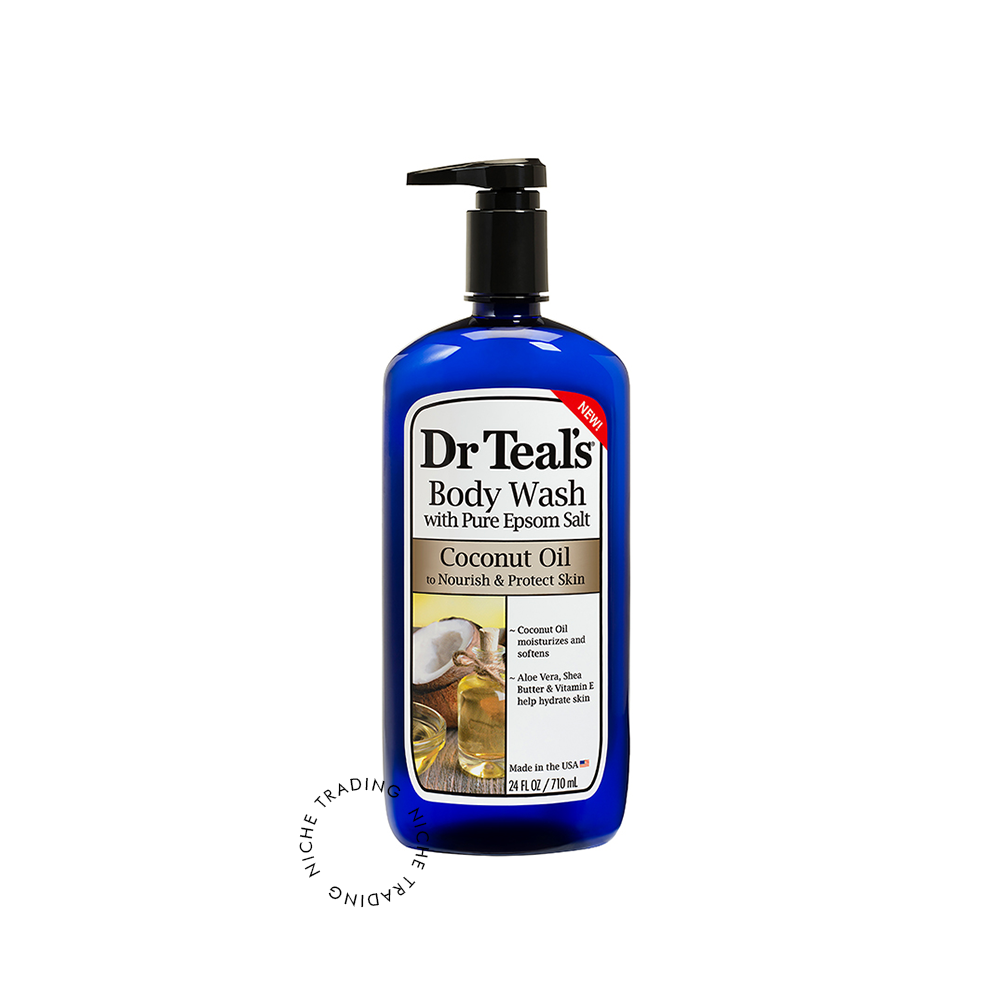 Dr Teal S Body Wash with Pure Epsom Salt Nourish & Protect with Coconut Oil 710ml