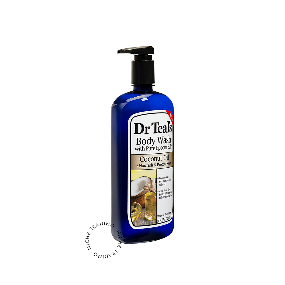 Dr Teal S Body Wash with Pure Epsom Salt Nourish & Protect with Coconut Oil 710ml