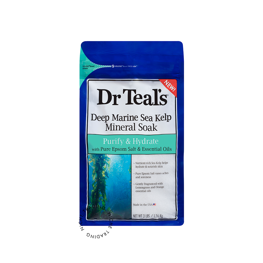 Dr Teals Sea Kelp Mineral Soak 3 Lbs 1.36kg