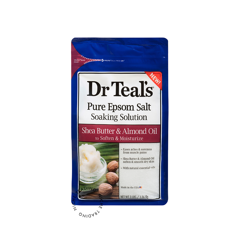 Dr Teals Shea Butter & Almond Oil Epsom Salt 1360.0g