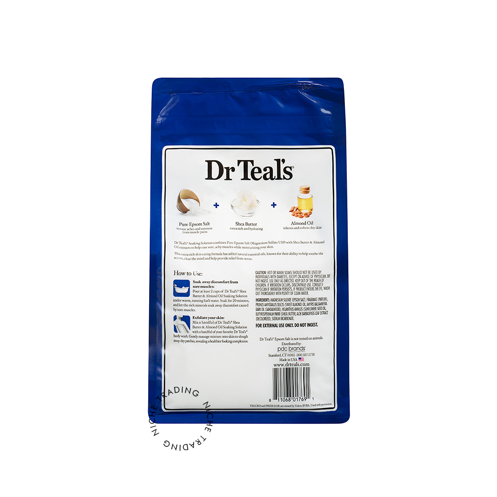 Dr Teals Shea Butter & Almond Oil Epsom Salt 1360.0g