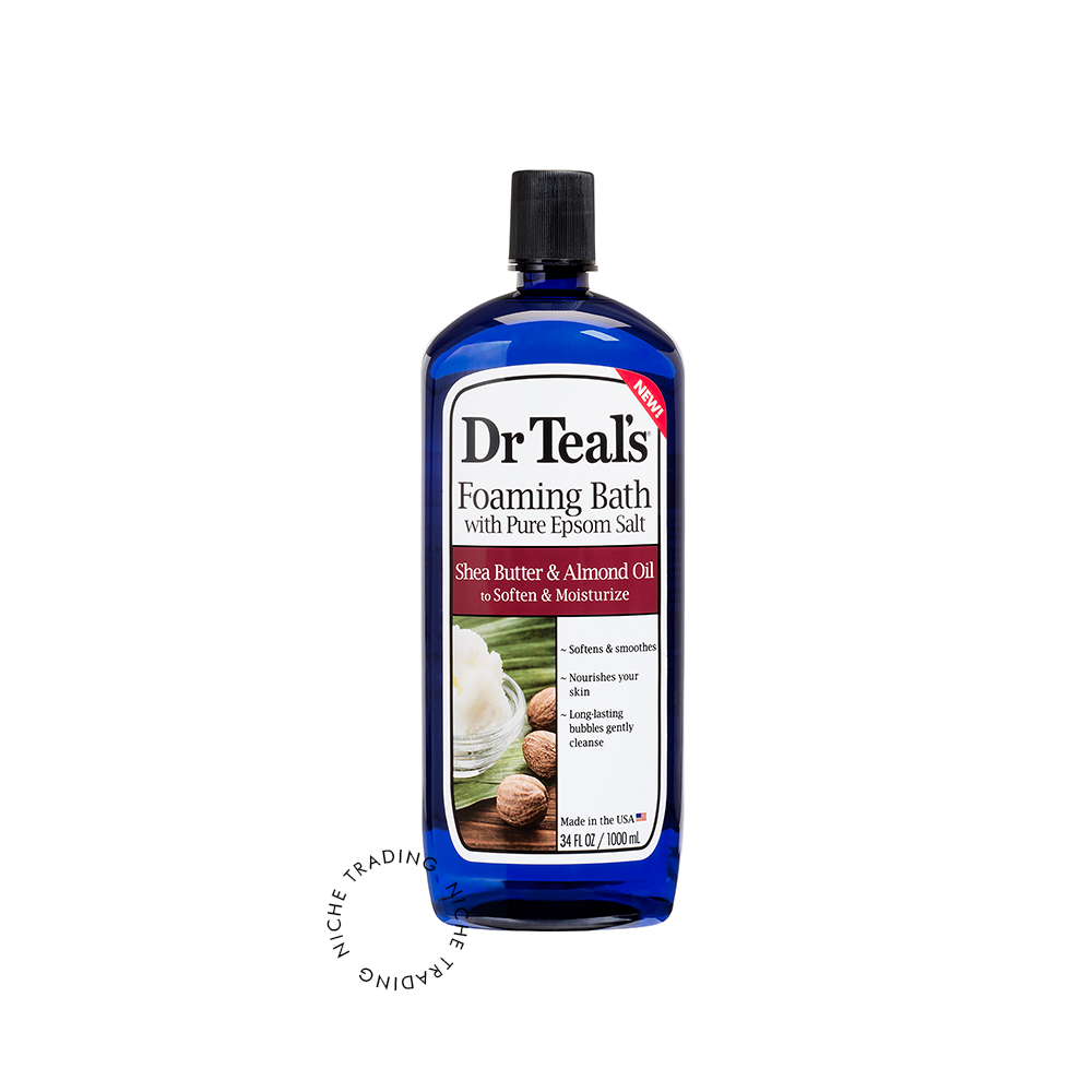Dr Teals Shea Butter & Almond Oil Foaming Bath 1000ml