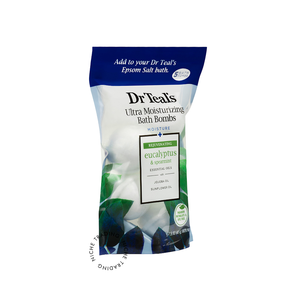 Dr Teals Eucalyptus Bombs 5ct 45 gm