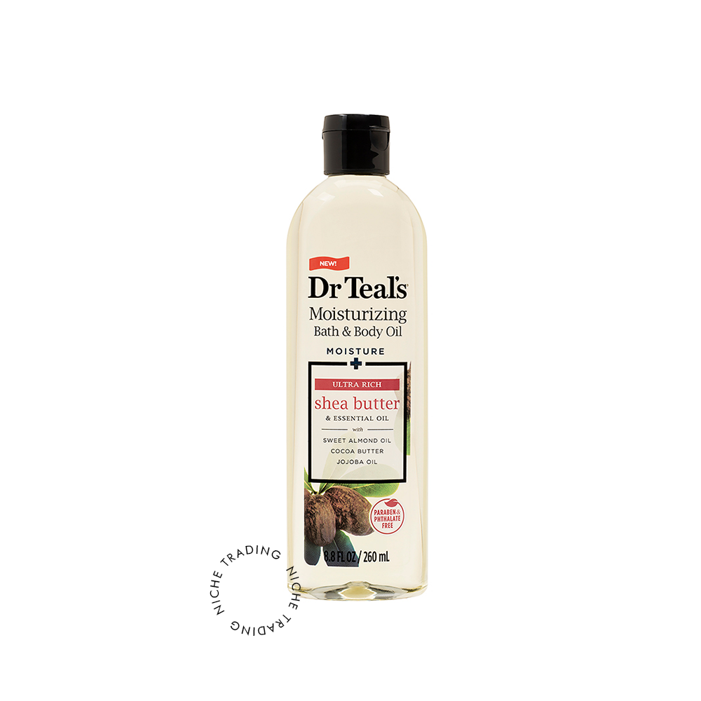 Dr Teals Shea Butter Massage Body Oil 260ml