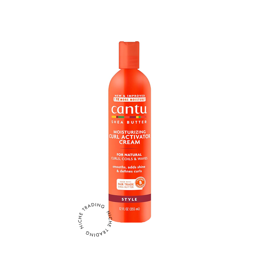 Cantu Moisturizing Curl Activator Cream Shea Butter 355ml - Cantu | Niche Trading Qatar