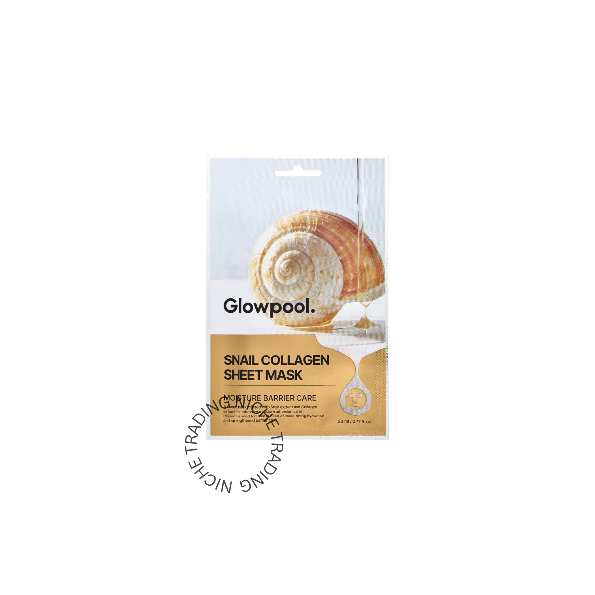 Glowpool SNAIL COLLAGEN SHEET MASK 23ml - Glowpool | Niche Trading Qatar