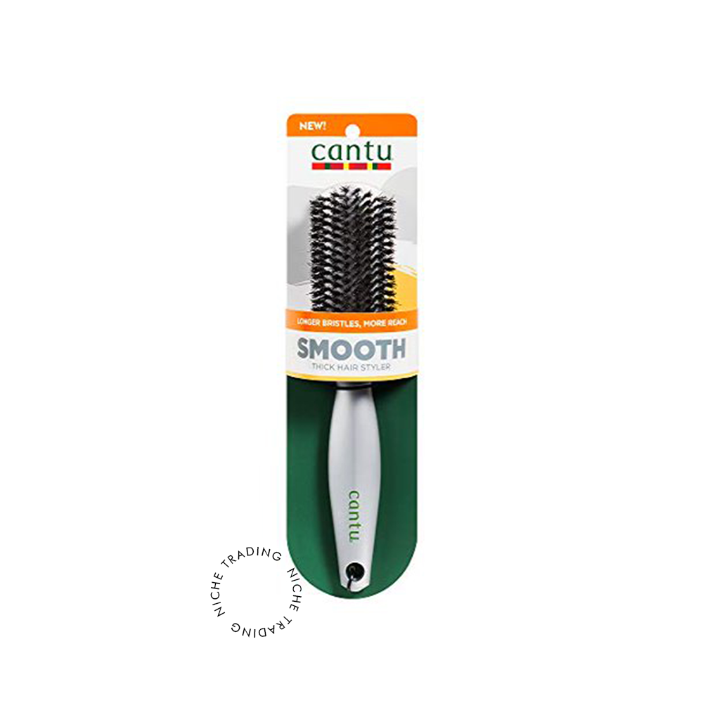 Cantu Plastic Boar Smooth Thick Hair Styler Brush
