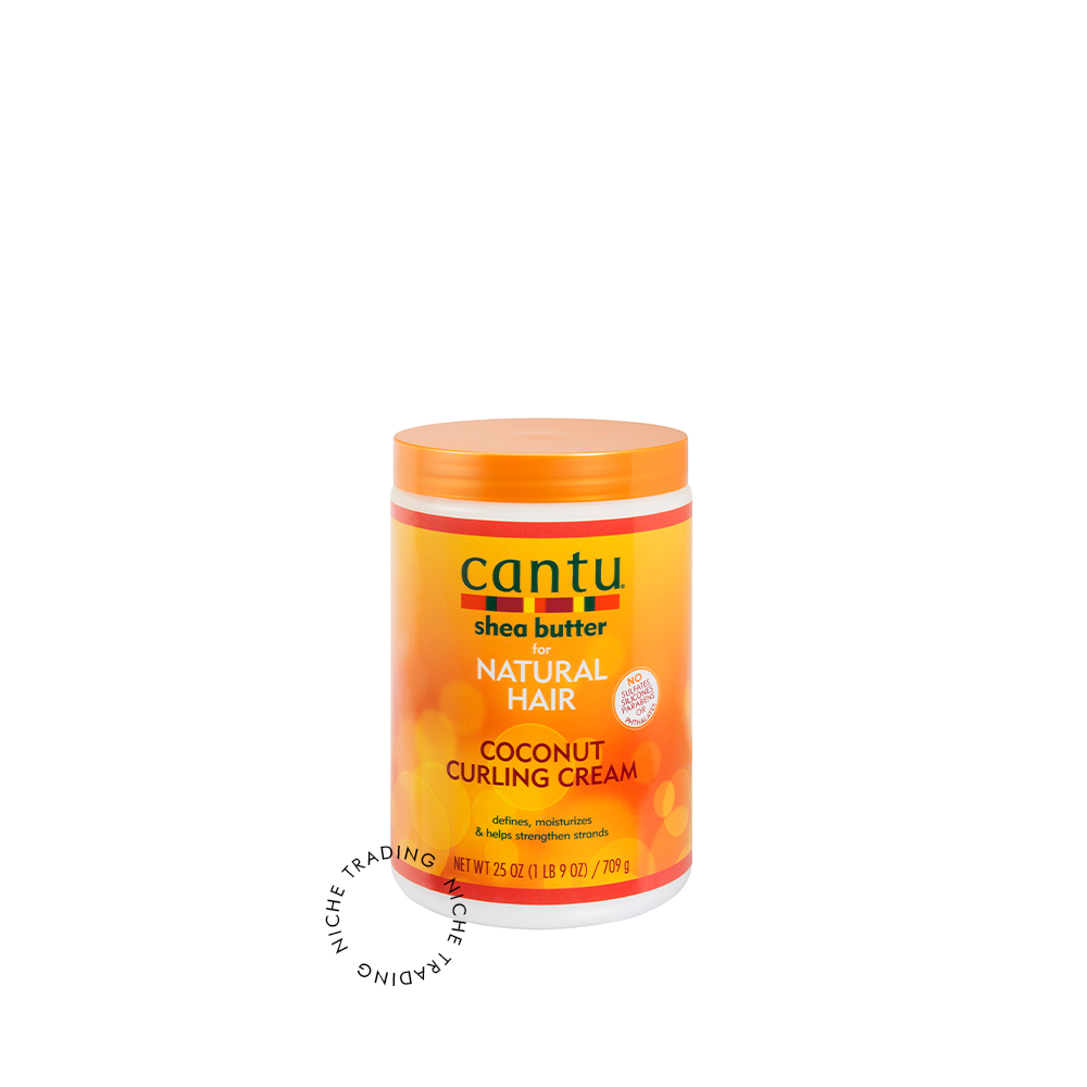 Cantu Shea Butter for Natural Hair Coconut Curling Cream Salon Size 709 gm