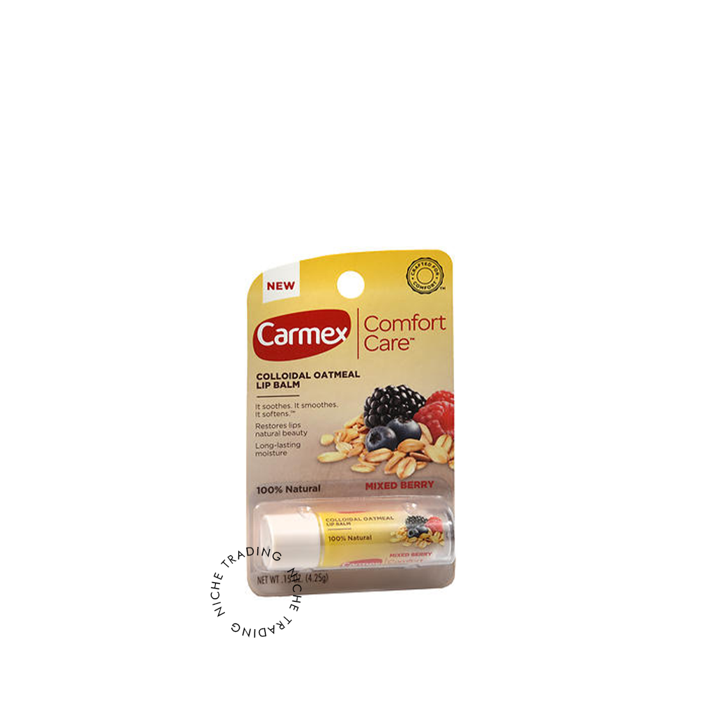 Carmex 0.15oz Comfort Care Lip Balm Stick – Berry Flavor Blister Pack
