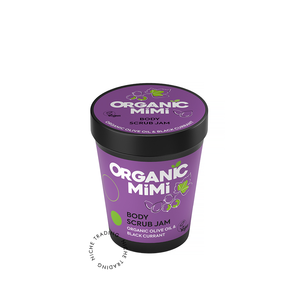 Body Scrub Jam Olive & Black Currant, 250g