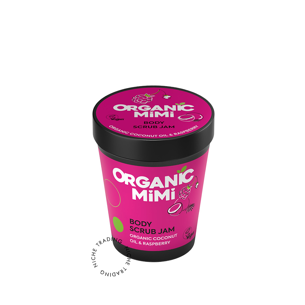 Body Scrub Jam Coconut and Raspberry, 250g