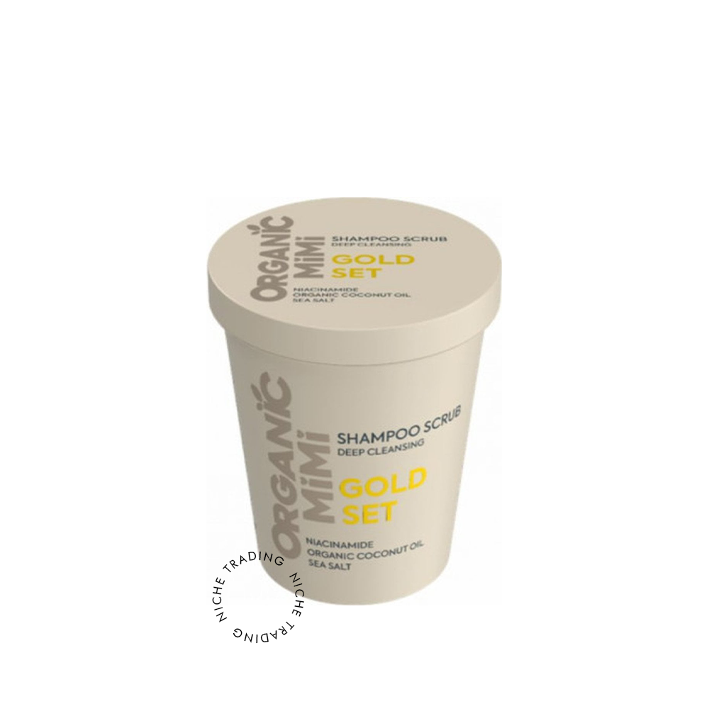 Shampoo Scrub DEEP CLEANSING GOLD SET Coconut & Sea Salt