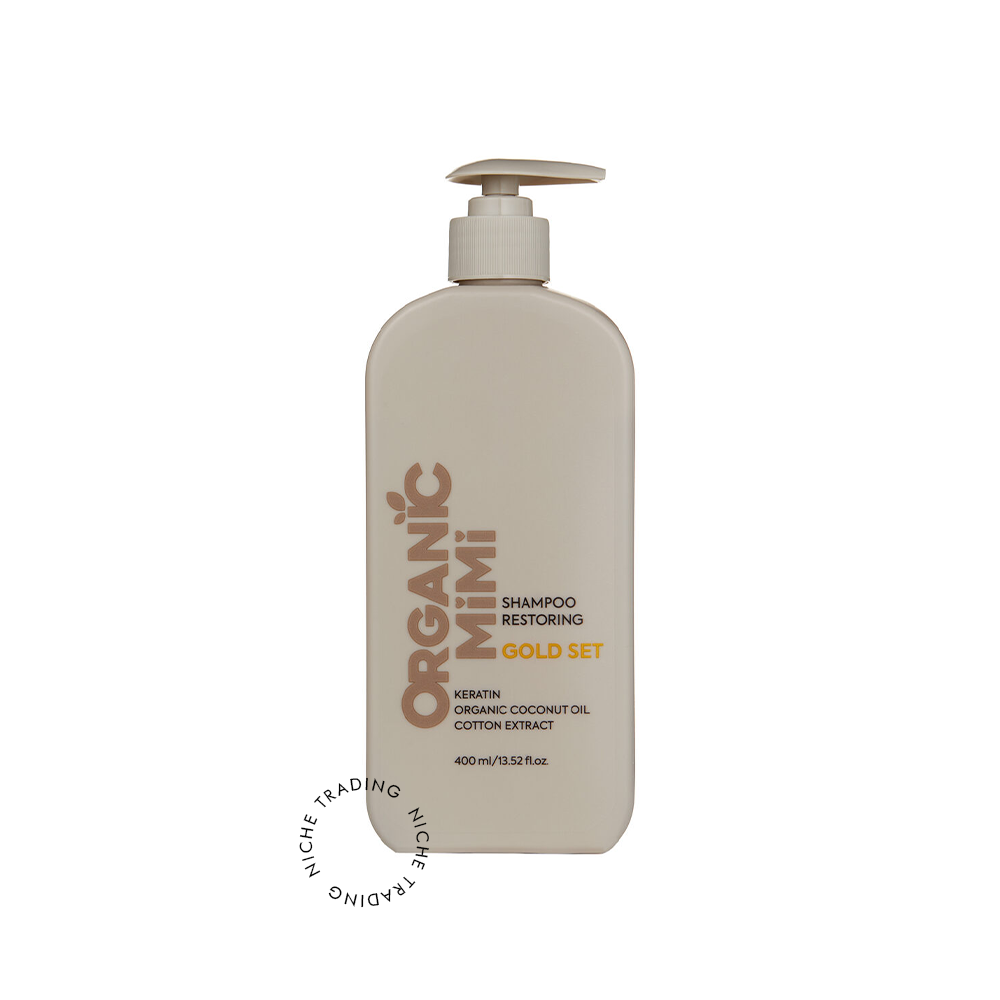 Shampoo RESTORING GOLD SET Coconut & Keratin