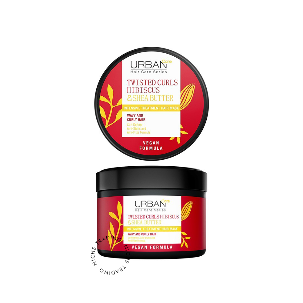 Urban Care Twisted Curls Hibiscus & Shea Butter Intensive Hair Care Mask