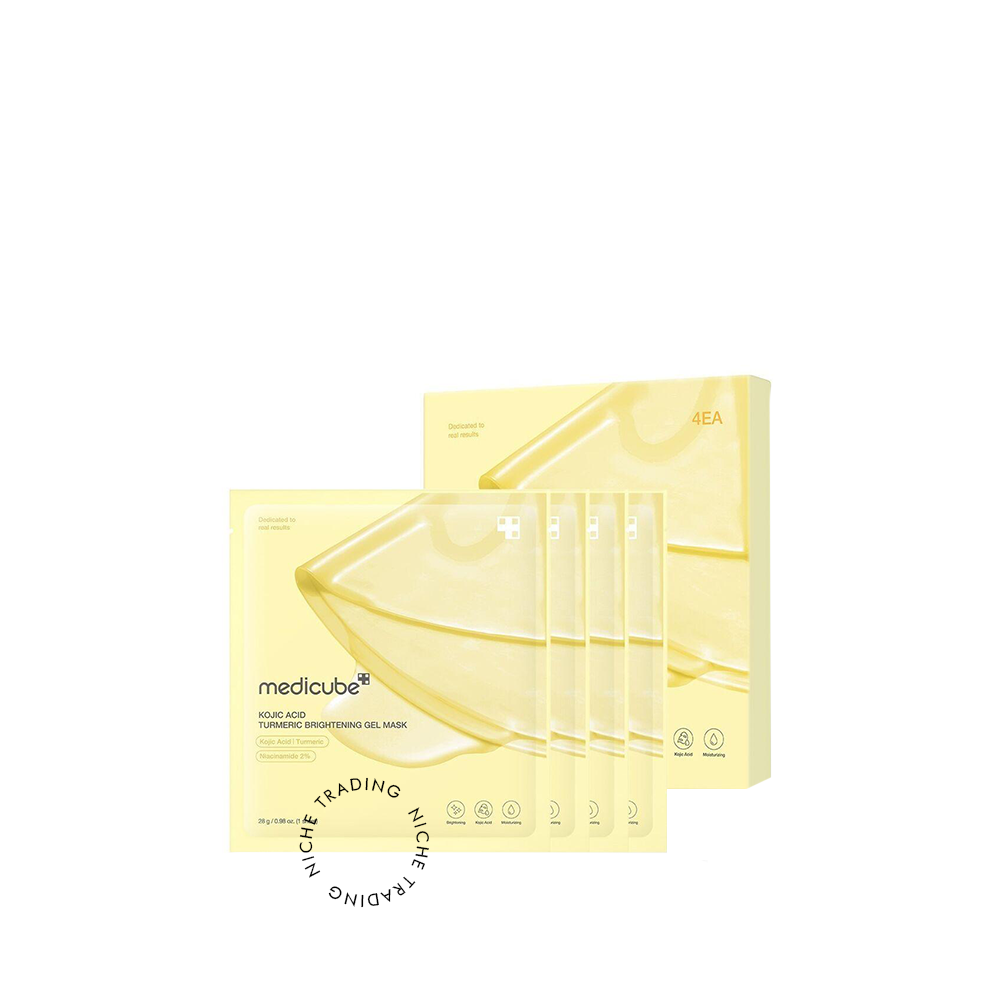 Medicube Brightening Gold Jelly Gel Mask with Kojic Acid & Turmeric