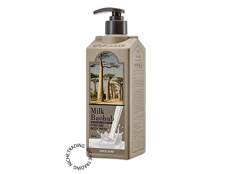 Milk Baobab Perfume Body Wash White Soap 500ml