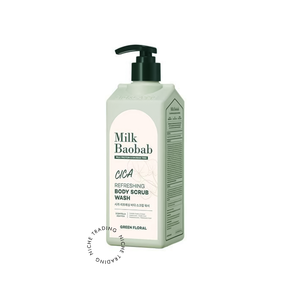 Milk Baobab Body Scrub Wash Cica Refreshing 500ml