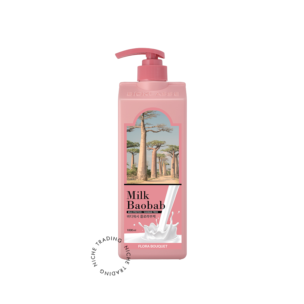 Milk Baobab Body Wash Flora Bouquet 1000ml - Milk Baobab | Niche Trading Qatar