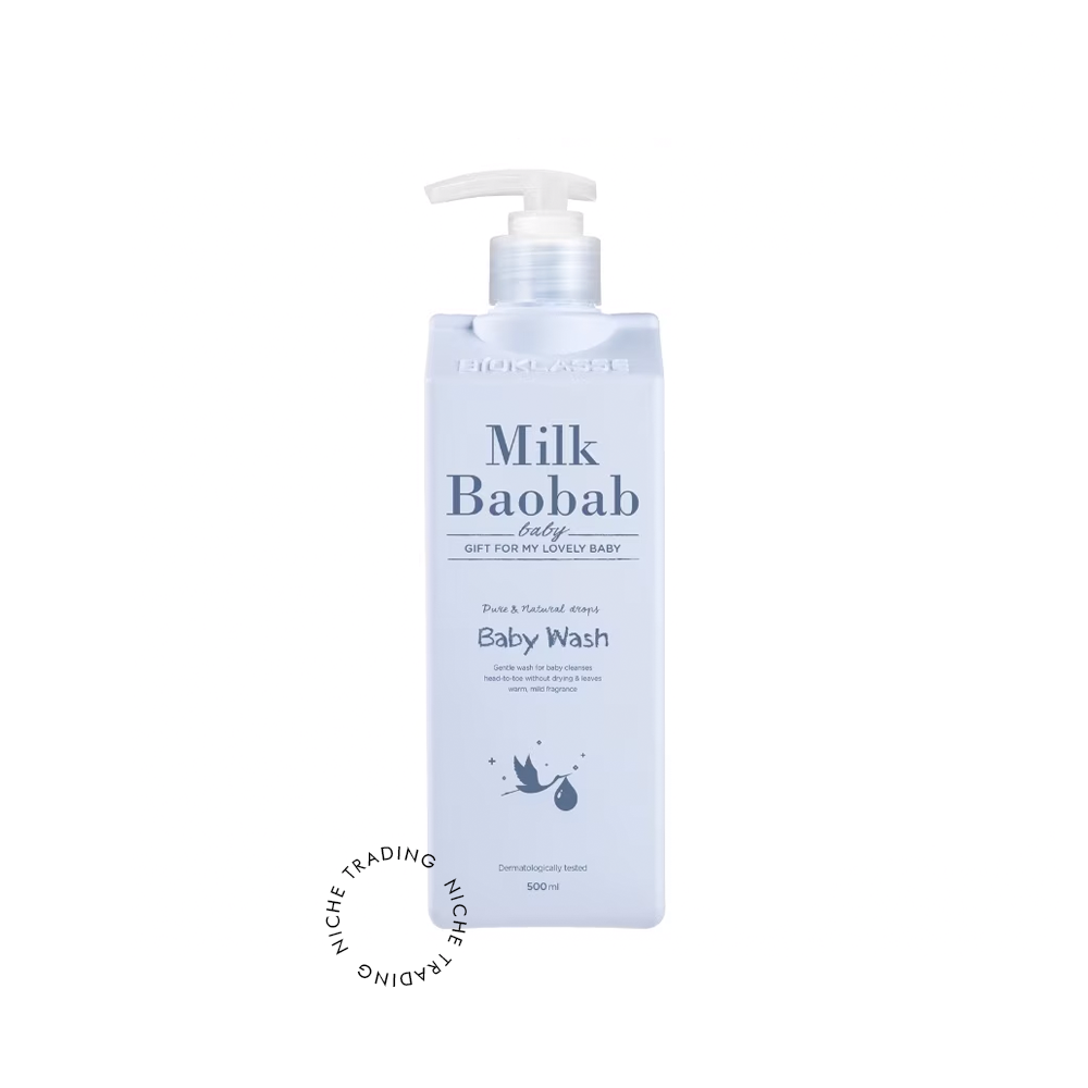 Milk Baobab Baby Wash 500ml – Gentle Baobab Baby Shower Gel