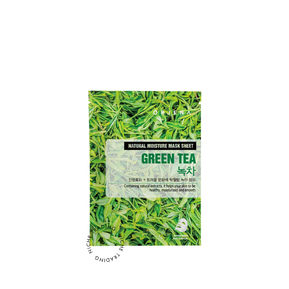 Orjena Natural Moisture Mask Sheet Green Tea 23ml