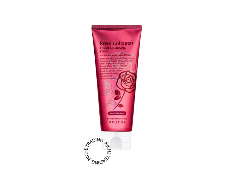 Orjena Rose Collagen Fresh Cleansing Foam 180ml