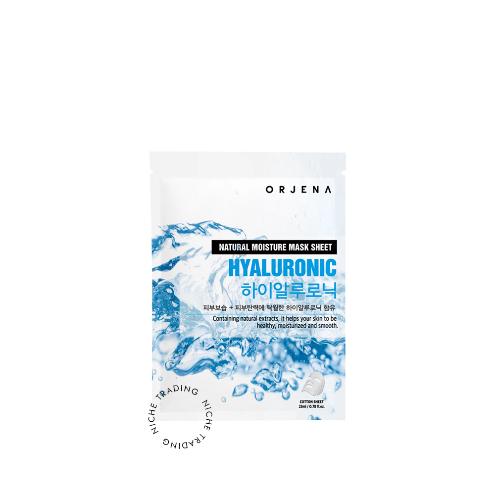 Orjena Natural Moisture Mask Sheet Hyaluronic 23ml - Orjena | Niche Trading Qatar