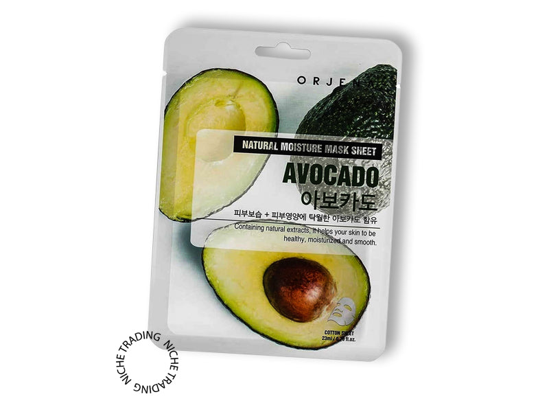 Orjena Natural Moisture Mask Sheet Avocado 23ml