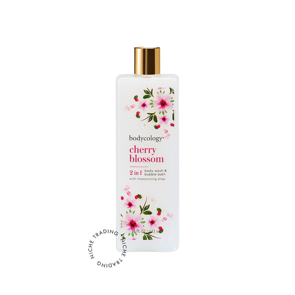 Bodycology Cherry Blossom 2-in-1 Wash – Body & Hair Cleanser | 473ml