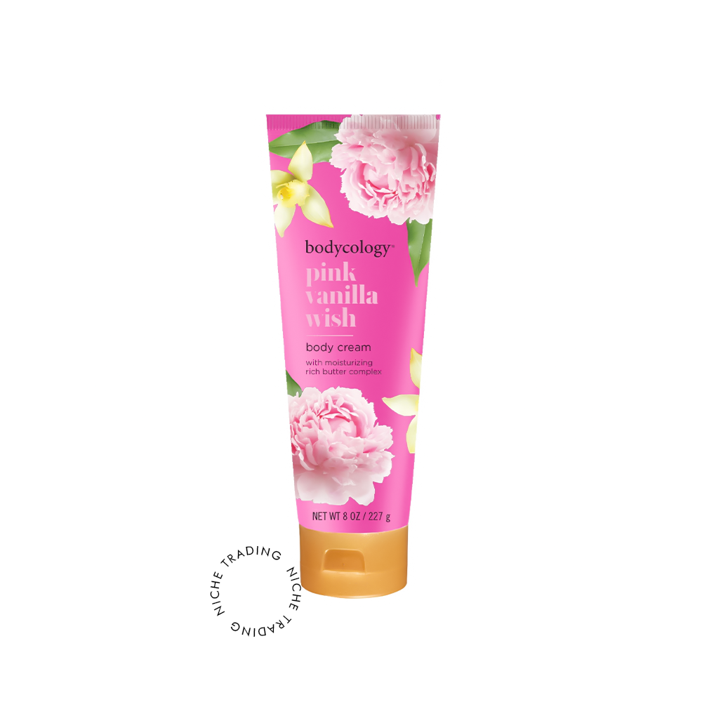 Bodycology 8oz Pink Vanilla Wish Body Cream 227ml