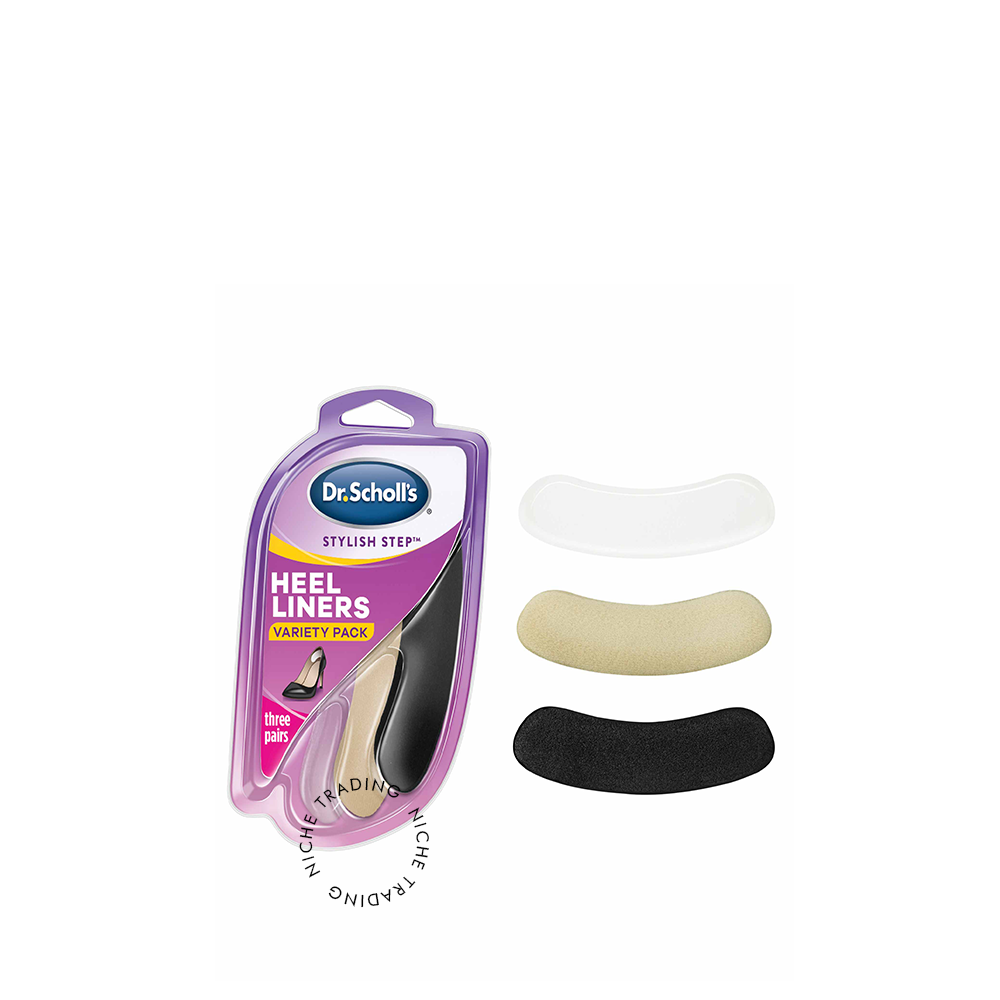 Dr Scholls Stylish Step Heel Liners 3 Pack