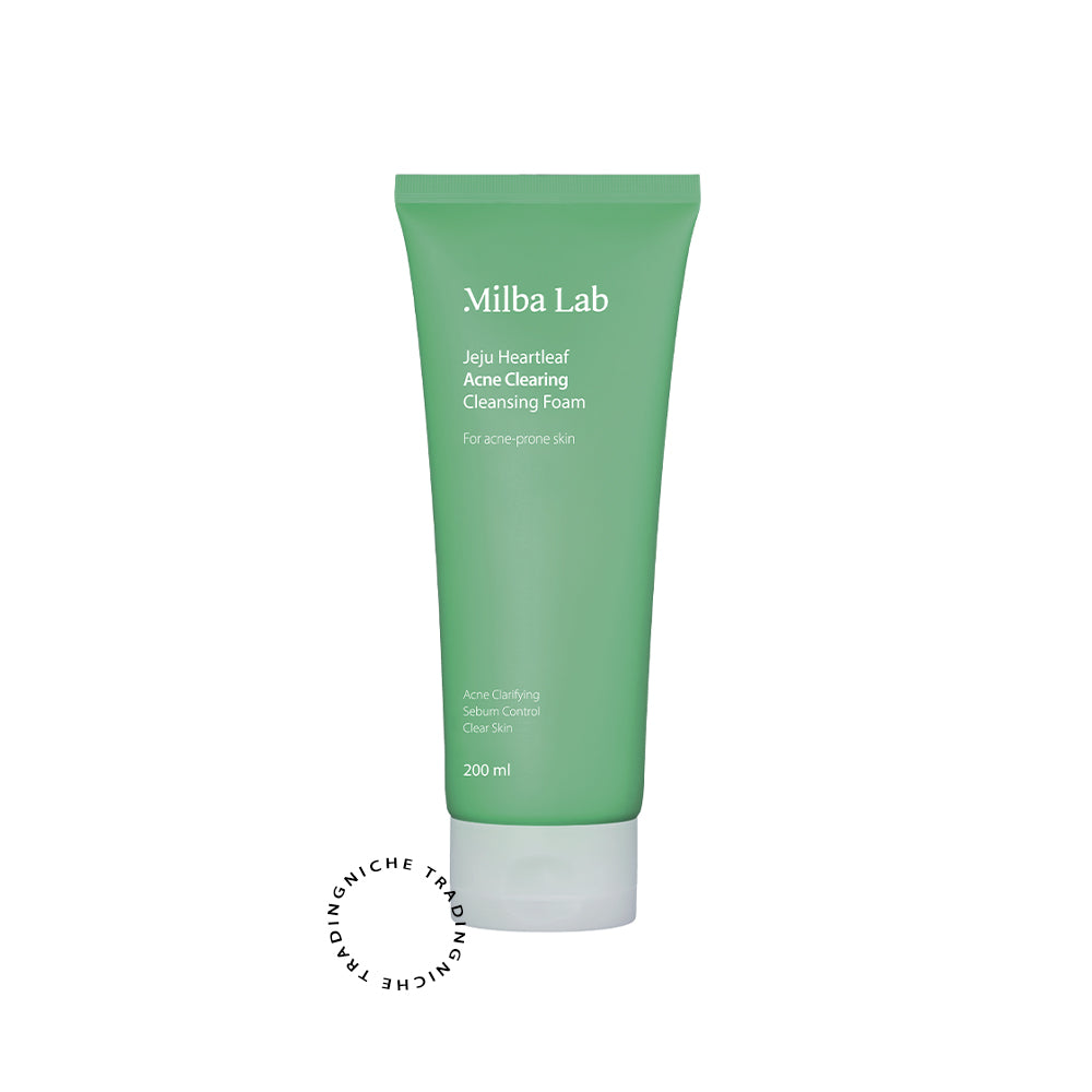 Milba Lab Jeju Heartleaf Acne Relief Cleansing Foam 200ml