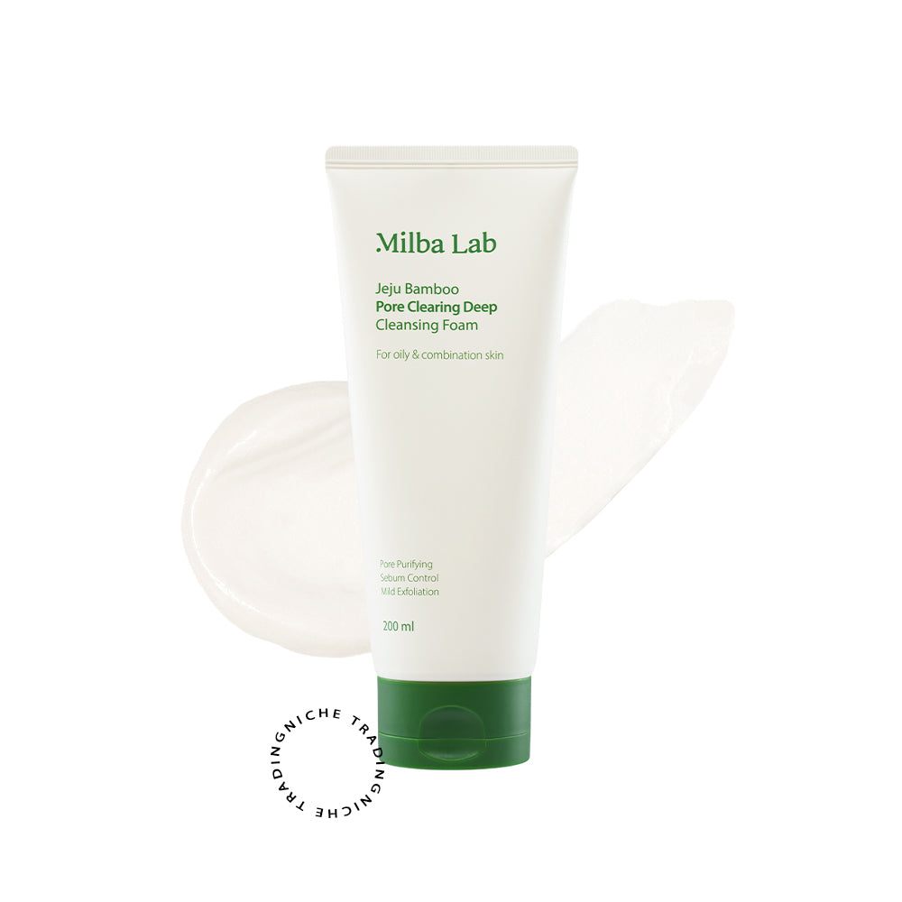 Milba Lab Jeju Bamboo Pore Clearing Deep Cleansing Foam 200ml