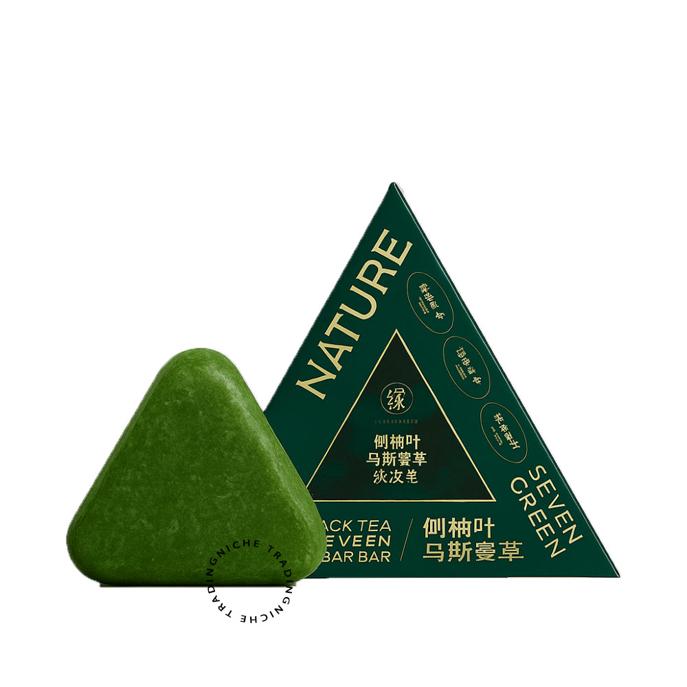 Seven Green Solid Herbal Anti Hair Fall Shampoo Bar
